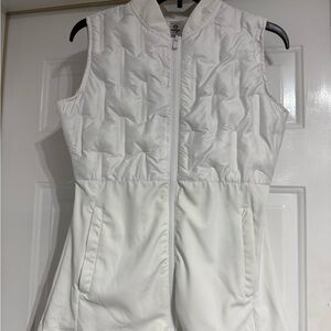 Mono B Ivory Quilted Vest
